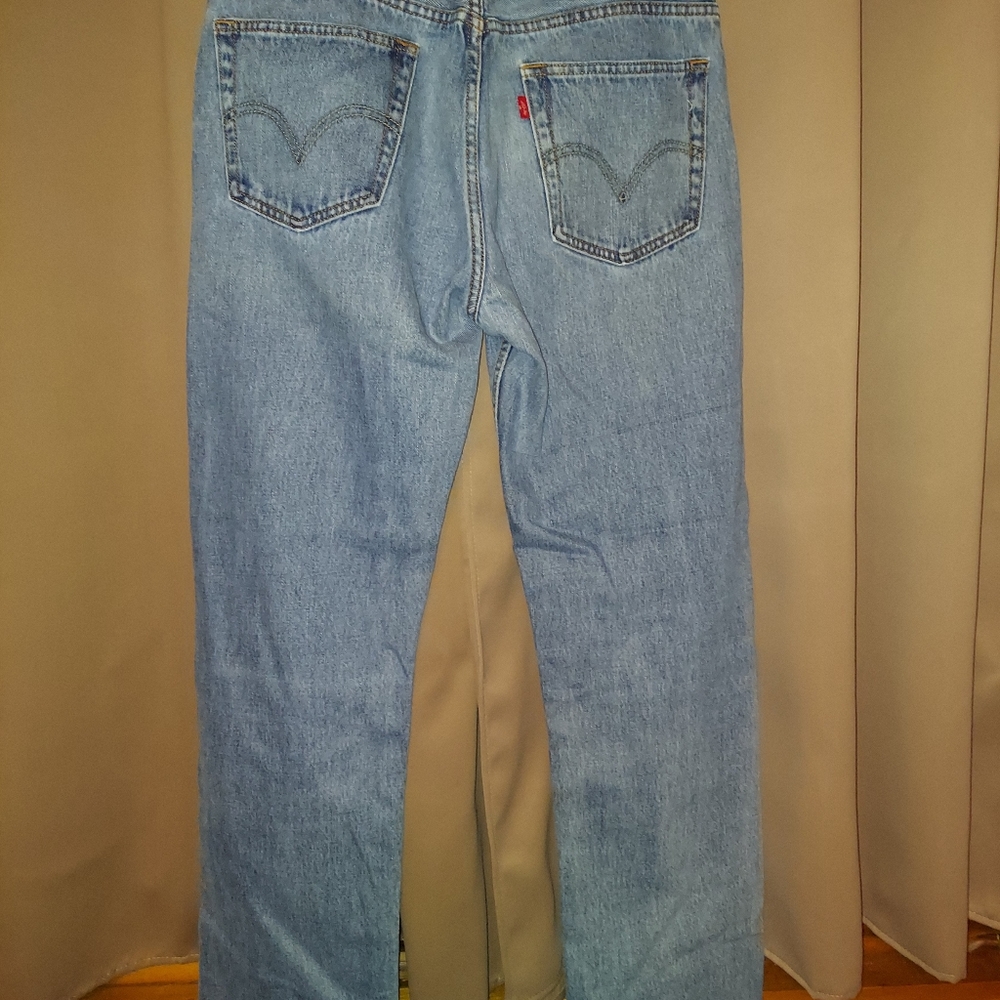 Mens Levis 505 straight cut jeans